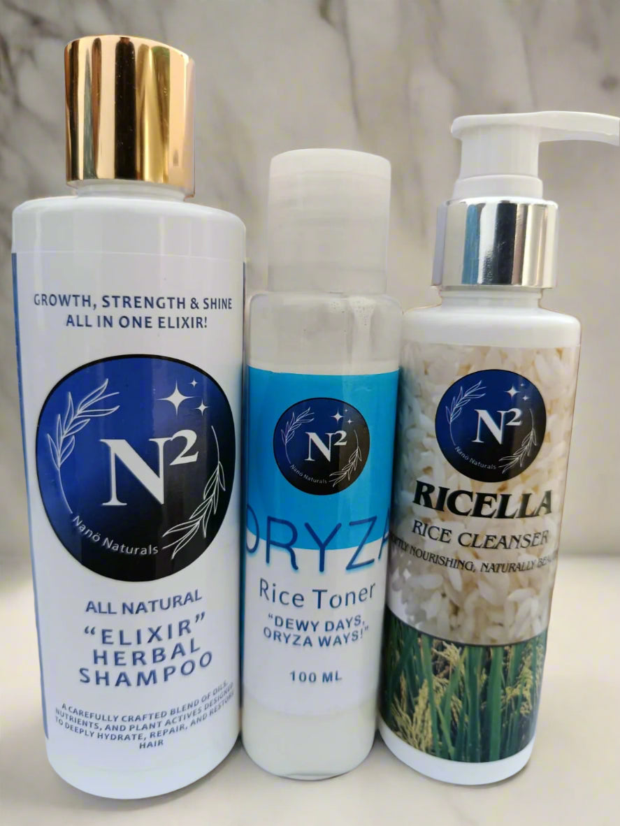 Shampoo + Cleanser + Toner