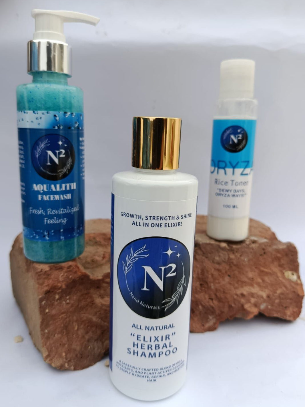 Shampoo + Facewash + Toner Deluxe Set